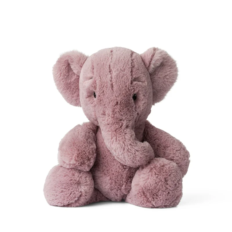 Miniature plush toys for keychain attachments​ WWF Cub Club Ebu The Elephant Pink
