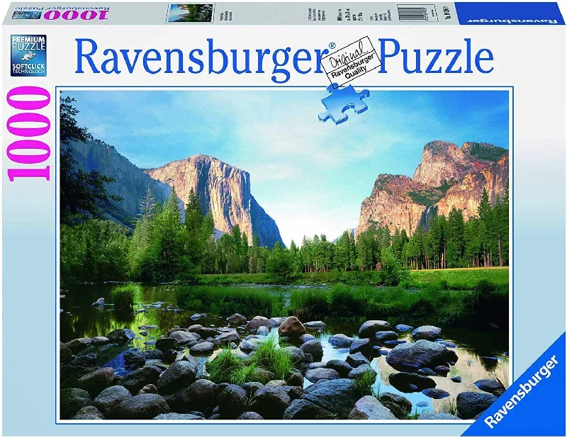 Puzzle - inspired clothing with puzzle prints​ Yosemite Valley  (1000 pc Puzzle)