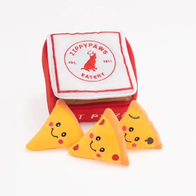Plush toys for hunters with camouflage - patterned designs​ Zippy Burrow Pizza Box